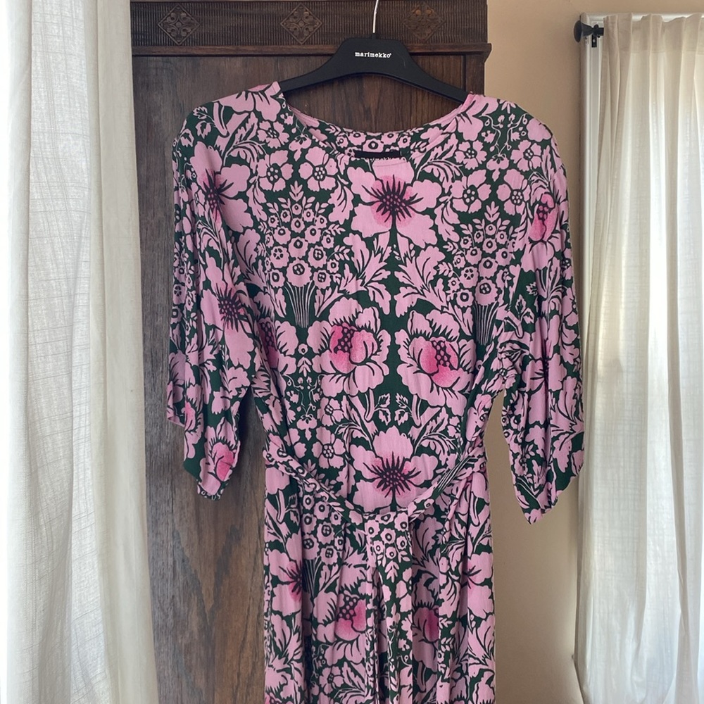 Marimekko print dress (Rare) M